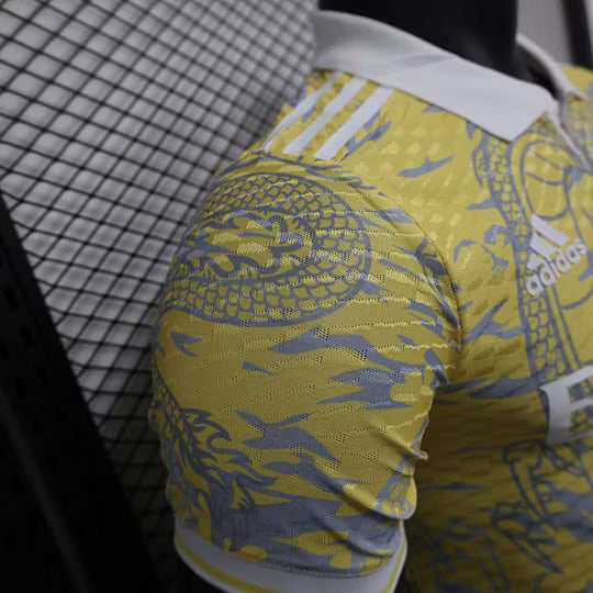 2024/2025 Player Version Real Madrid Special Edition Yellow Football Shirt – 1:1 Thai Quality