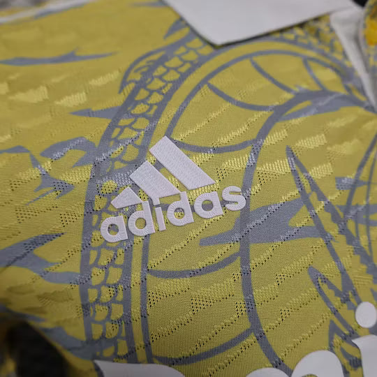 2024/2025 Player Version Real Madrid Special Edition Yellow Football Shirt – 1:1 Thai Quality