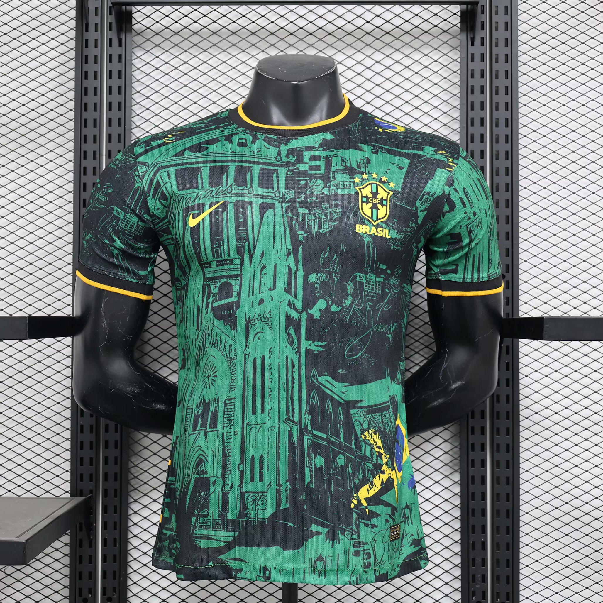 2024 Player Version Brazil Special Edition Green Football Shirt – 1:1 Thai Quality