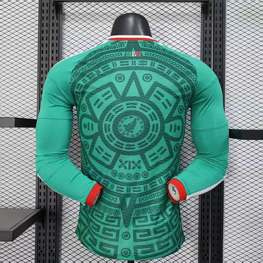 2026 Player Version Long Sleeve Mexico National Team Home Football Shirt – 1:1 Thai Quality