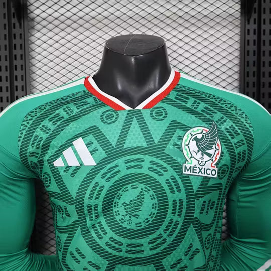 2026 Player Version Long Sleeve Mexico National Team Home Football Shirt – 1:1 Thai Quality