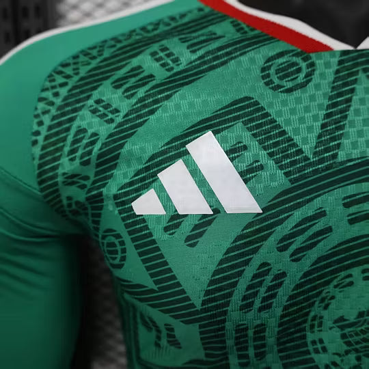 2026 Player Version Long Sleeve Mexico National Team Home Football Shirt – 1:1 Thai Quality