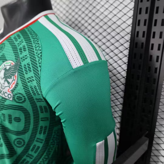 2026 Player Version Long Sleeve Mexico National Team Home Football Shirt – 1:1 Thai Quality