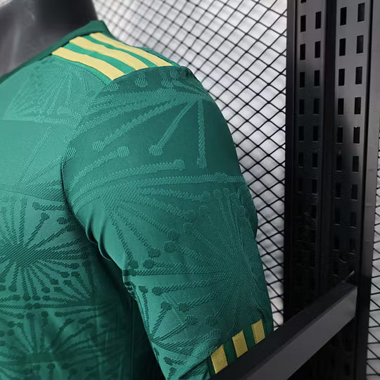 2025 Long Sleeve Player Version Mexico National Team Gold Cup Edition Green Football Shirt – 1:1 Thai Quality