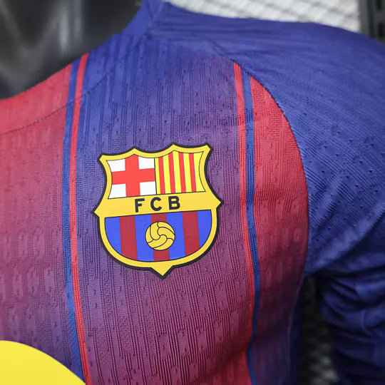 FC Barcelona Home Long Sleeve Jersey 2025/2026 – Player Version (1:1 Thai Quality)