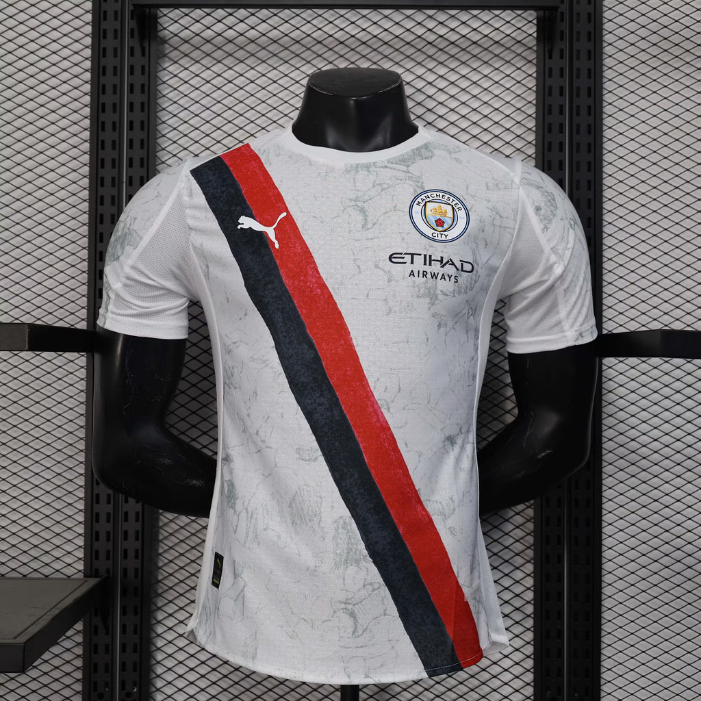 2025/2026 Player Version Manchester City KidSuper Joint Edition White Football Shirt – 1:1 Thai Quality