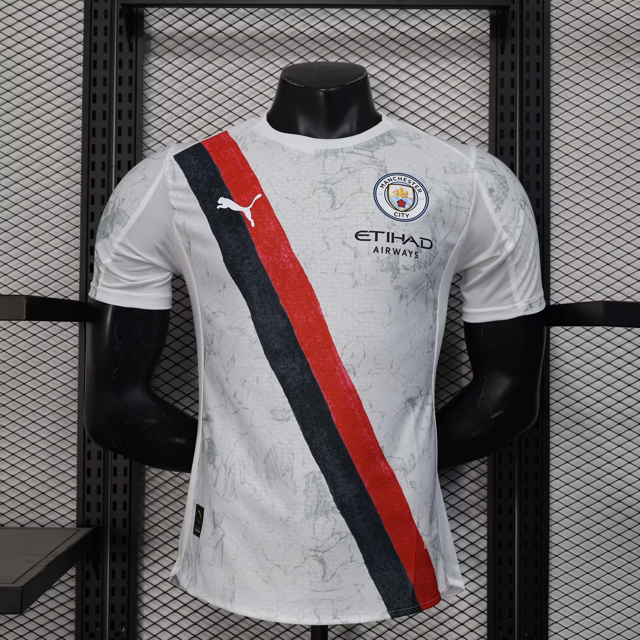 2025/2026 Player Version Manchester City KidSuper Joint Edition White Football Shirt – 1:1 Thai Quality