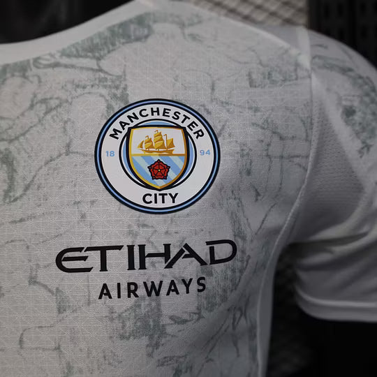 2025/2026 Player Version Manchester City KidSuper Joint Edition White Football Shirt – 1:1 Thai Quality