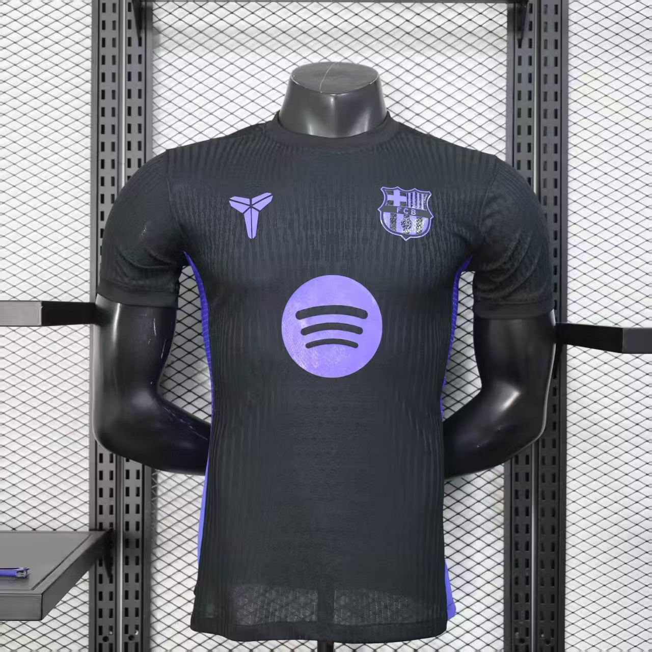 FC Barcelona x Kobe Bryant Collaboration Black Jersey 2025/2026 – Player Version (1:1 Thai Quality)