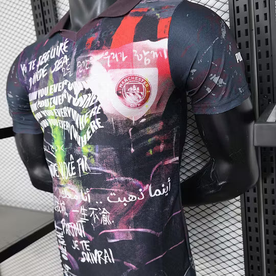 2025/2026 Player Version Manchester City Limited Edition Black Football Shirt – 1:1 Thai Quality