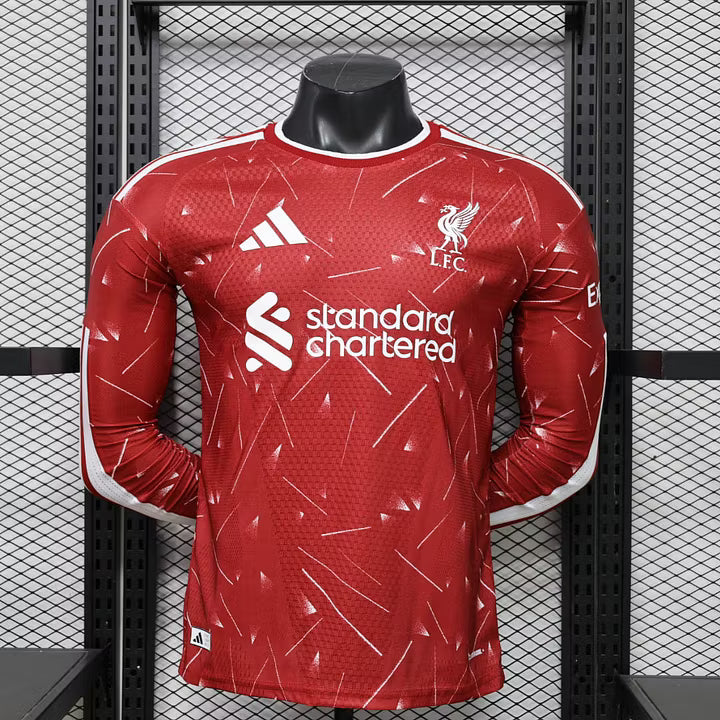 Liverpool Home Long Sleeve Football Shirt 2026/2027 Player Version 1:1 Thai Quality