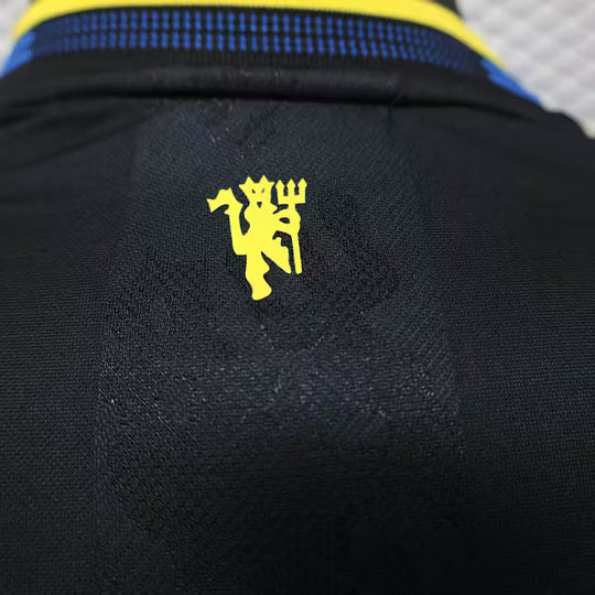 2025/2026 Player Version Long Sleeve Manchester United Third Away Football Shirt – 1:1 Thai Quality