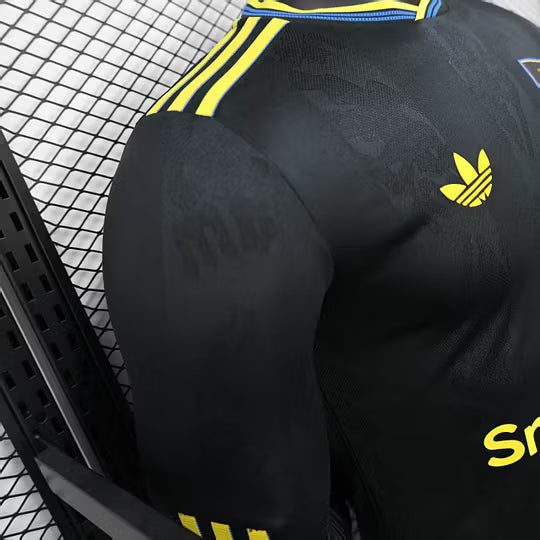 2025/2026 Player Version Long Sleeve Manchester United Third Away Football Shirt – 1:1 Thai Quality
