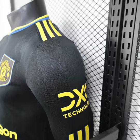 2025/2026 Player Version Long Sleeve Manchester United Third Away Football Shirt – 1:1 Thai Quality