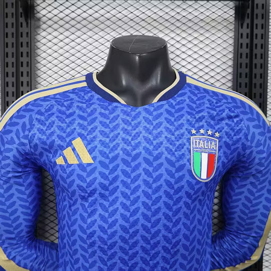 2026 Player Version Long Sleeve Italy National Team Home Football Shirt – 1:1 Thai Quality