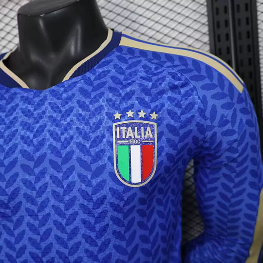 2026 Player Version Long Sleeve Italy National Team Home Football Shirt – 1:1 Thai Quality