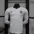 2026 Player Version Long Sleeve England Home Football Shirt – 1:1 Thai Quality