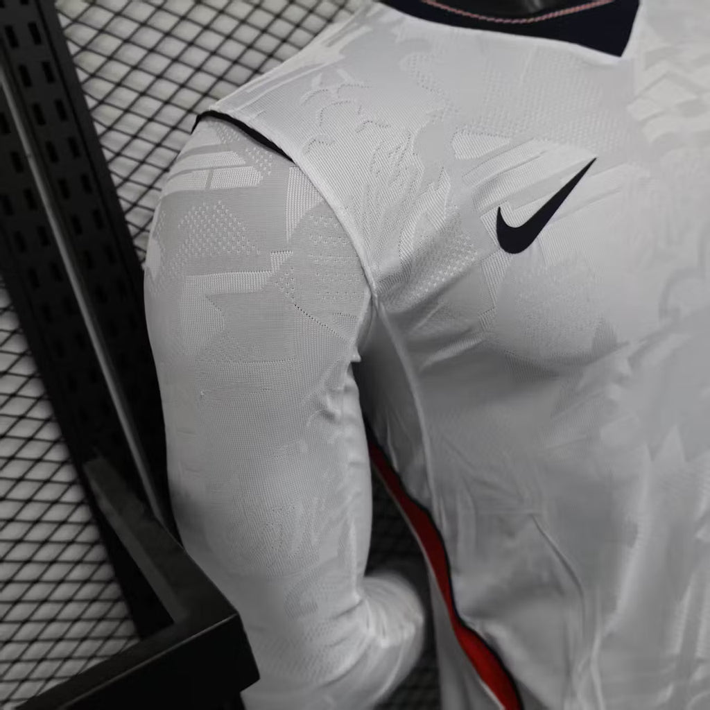 2026 Player Version Long Sleeve England Home Football Shirt – 1:1 Thai Quality