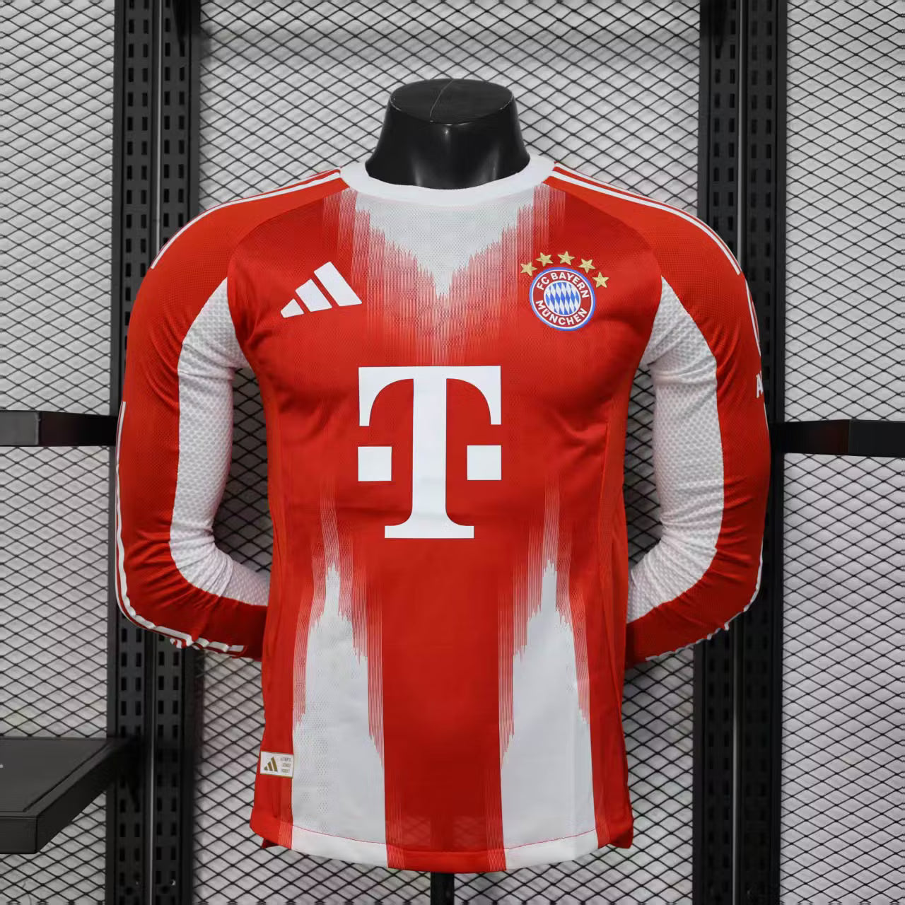 2025/2026 Player Version Long Sleeve Bayern Munich Home Football Shirt – 1:1 Thai Quality