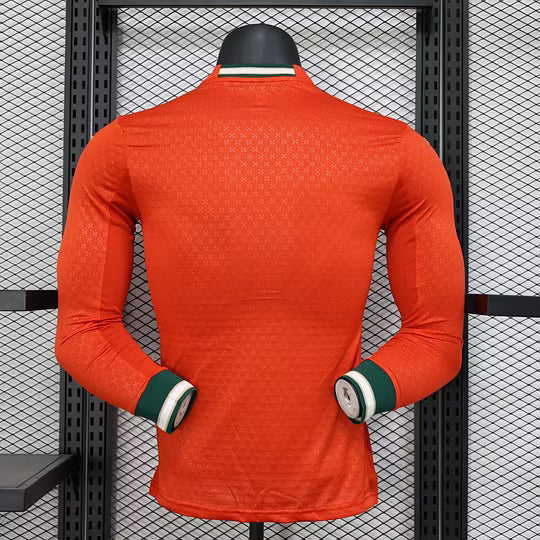 2025 Player Version Long Sleeve Portugal Home Football Shirt – 1:1 Thai Quality