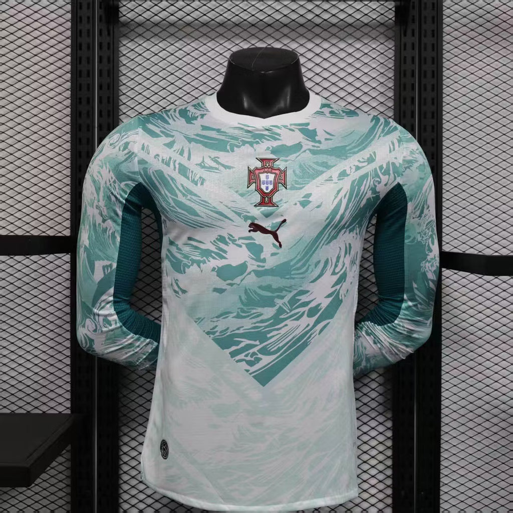 2026 Player Version Long Sleeve Portugal Away Football Shirt – 1:1 Thai Quality