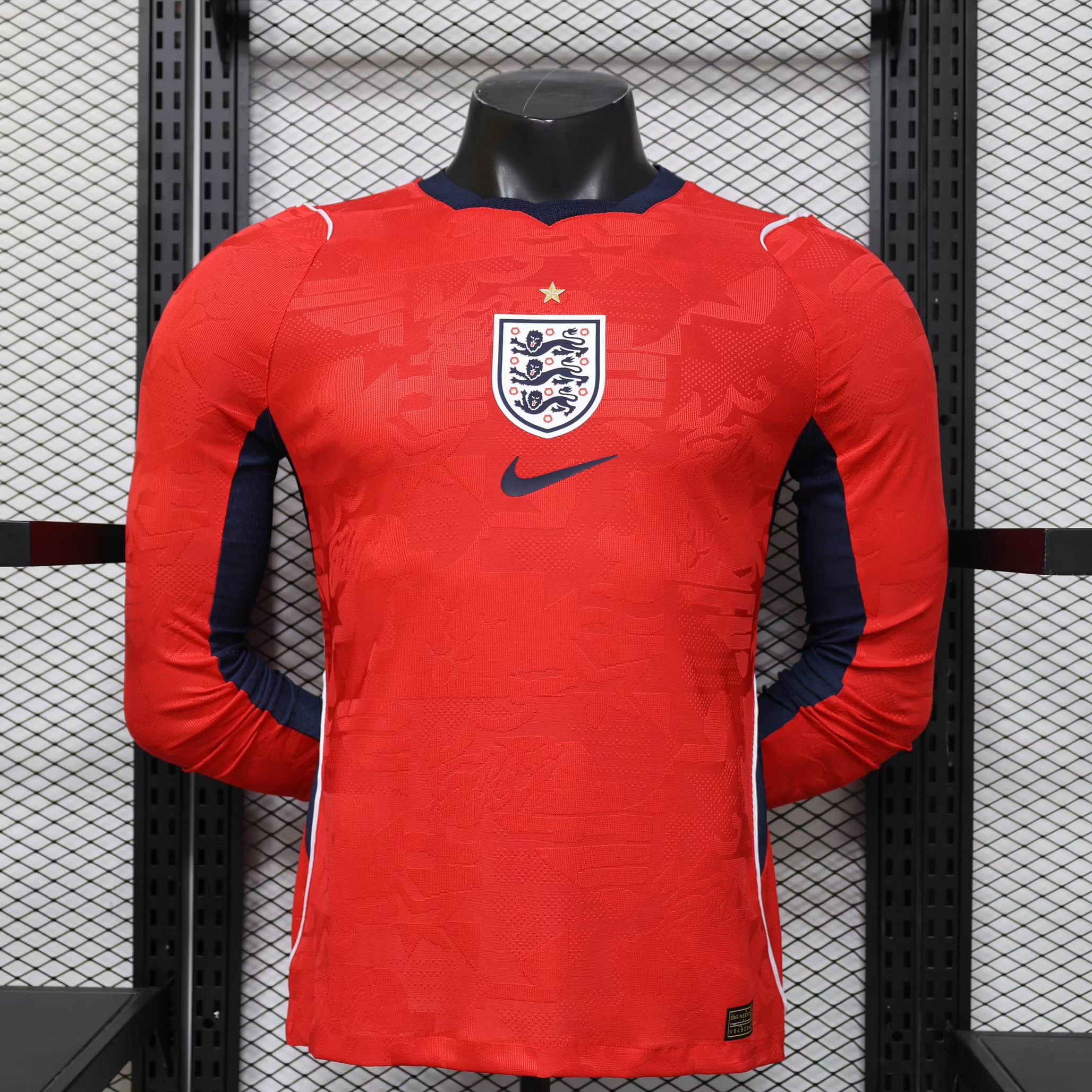 2026 Player Version Long Sleeve England Away Football Shirt – 1:1 Thai Quality