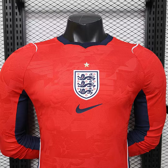 2026 Player Version Long Sleeve England Away Football Shirt – 1:1 Thai Quality