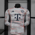 2025/2026 Player Version Long Sleeve Bayern Munich Away Football Shirt – 1:1 Thai Quality