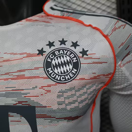 2025/2026 Player Version Long Sleeve Bayern Munich Away Football Shirt – 1:1 Thai Quality
