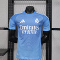 2025/2026 Player Version Real Madrid Goalkeeper Blue Football Shirt – 1:1 Thai Quality