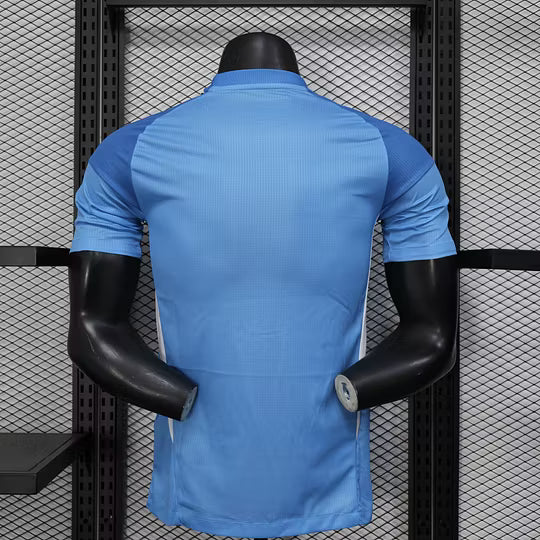 2025/2026 Player Version Real Madrid Goalkeeper Blue Football Shirt – 1:1 Thai Quality