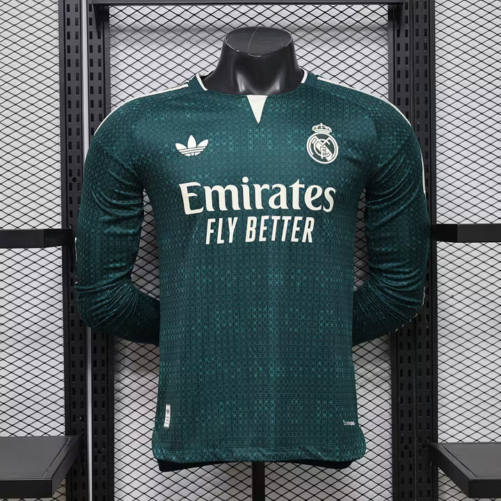 Real Madrid Away Long Sleeve Football Shirt 2026/2027 Player Version 1:1 Thai Quality