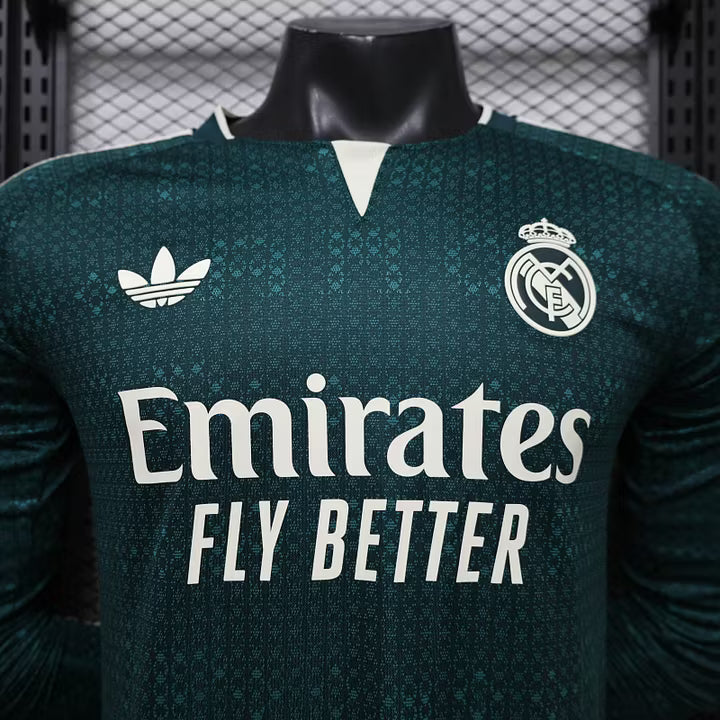 Real Madrid Away Long Sleeve Football Shirt 2026/2027 Player Version 1:1 Thai Quality