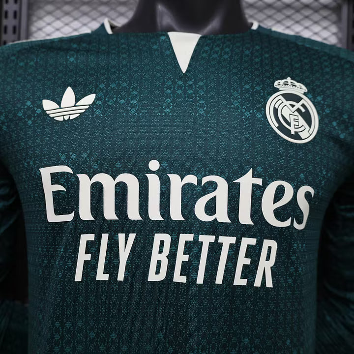 Real Madrid Away Long Sleeve Football Shirt 2026/2027 Player Version 1:1 Thai Quality