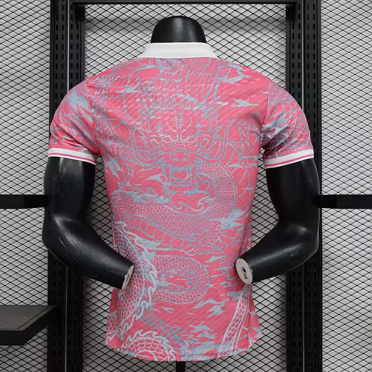 2025/2026 Player Version Real Madrid Chinese Dragon Pink Football Shirt – 1:1 Thai Quality