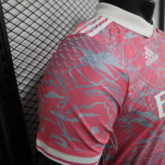 2025/2026 Player Version Real Madrid Chinese Dragon Pink Football Shirt – 1:1 Thai Quality