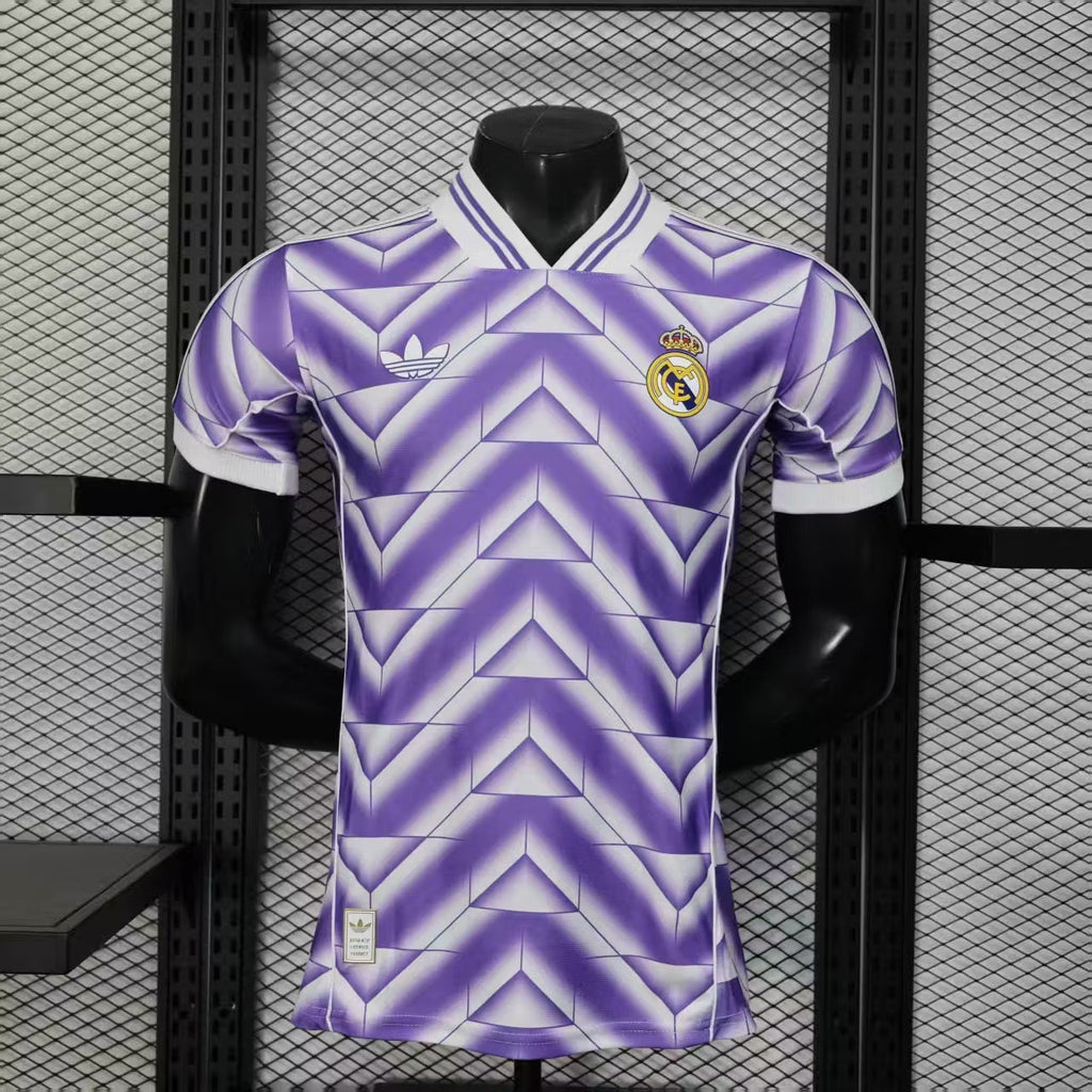 2025/2026 Player Version Real Madrid Special Edition Purple And White Football Shirt – 1:1 Thai Quality