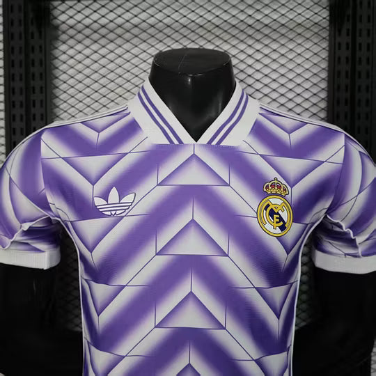 2025/2026 Player Version Real Madrid Special Edition Purple And White Football Shirt – 1:1 Thai Quality