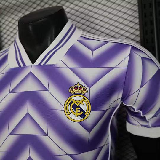 2025/2026 Player Version Real Madrid Special Edition Purple And White Football Shirt – 1:1 Thai Quality