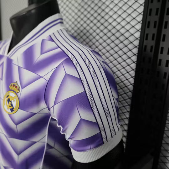 2025/2026 Player Version Real Madrid Special Edition Purple And White Football Shirt – 1:1 Thai Quality