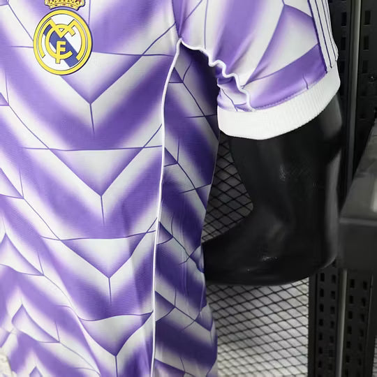2025/2026 Player Version Real Madrid Special Edition Purple And White Football Shirt – 1:1 Thai Quality