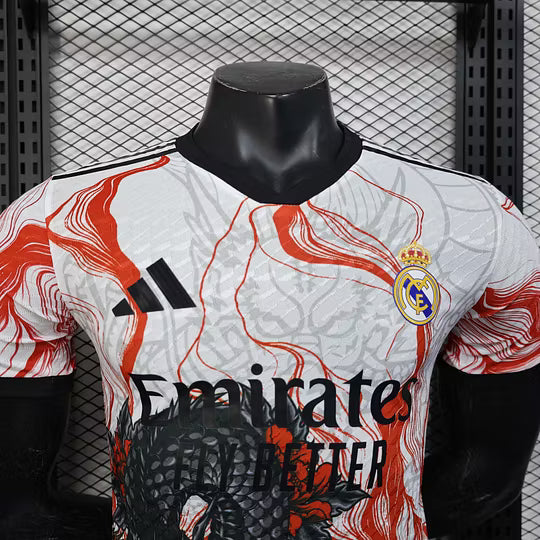 2025/2026 Player Version Real Madrid Special Edition Red Football Shirt – 1:1 Thai Quality