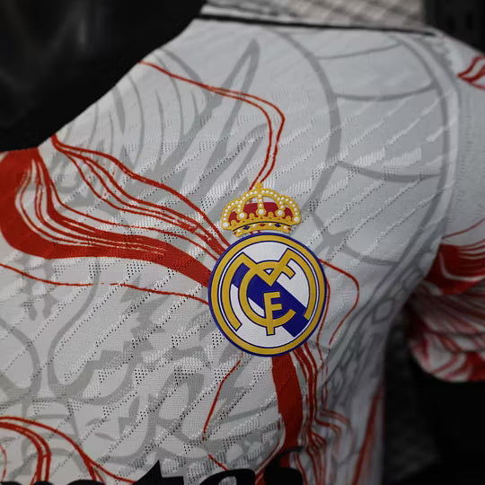 2025/2026 Player Version Real Madrid Special Edition Red Football Shirt – 1:1 Thai Quality