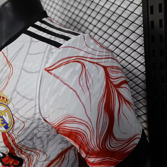 2025/2026 Player Version Real Madrid Special Edition Red Football Shirt – 1:1 Thai Quality