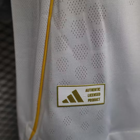 2025/2026 Player Version Long Sleeve Real Madrid Home Football Shirt – 1:1 Thai Quality