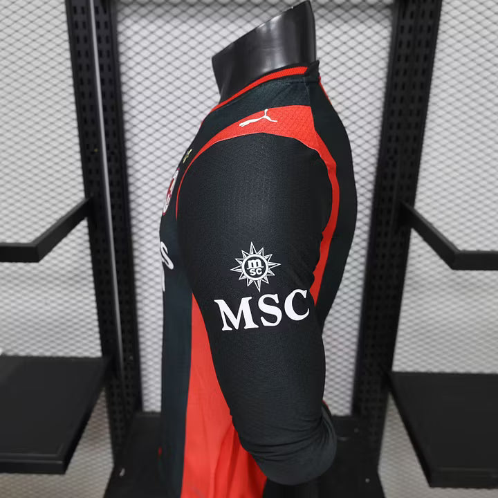 AC Milan Home Long Sleeve Football Shirt 2026/2027 Player Version 1:1 Thai Quality