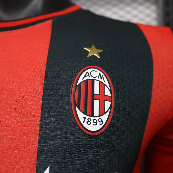 AC Milan Home Long Sleeve Football Shirt 2026/2027 Player Version 1:1 Thai Quality