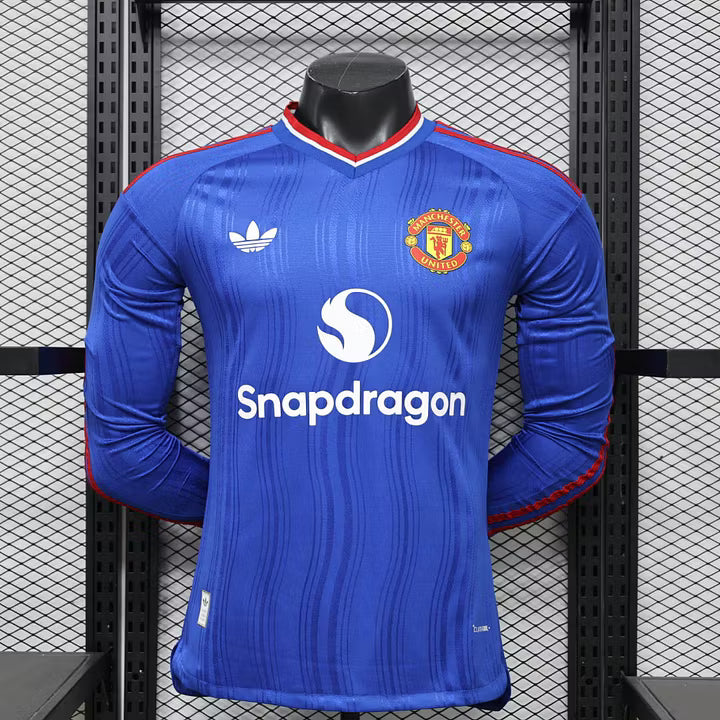 Manchester United Away Long Sleeve Football Shirt 2026/2027 Player Version 1:1 Thai Quality