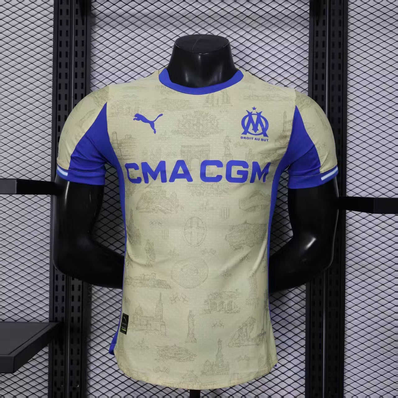 2025/2026 Player Version Olympique de Marseille Fourth Away Football Shirt – 1:1 Thai Quality