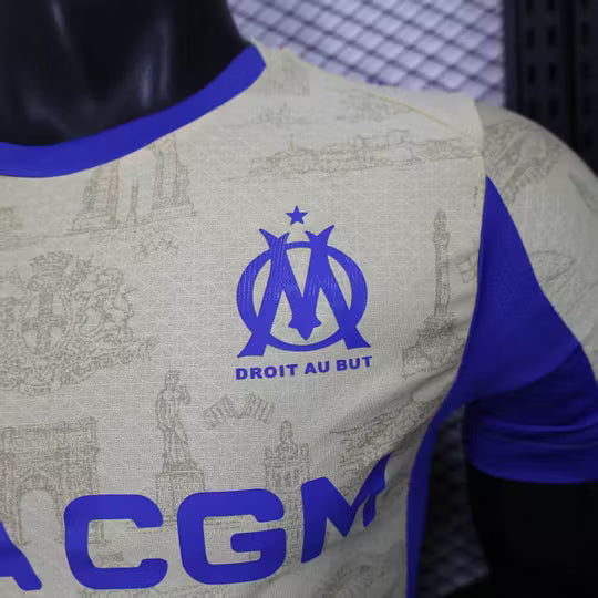 2025/2026 Player Version Olympique de Marseille Fourth Away Football Shirt – 1:1 Thai Quality